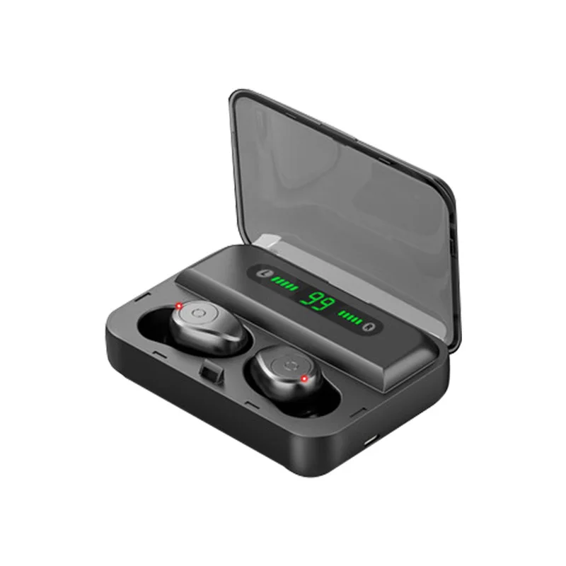 Wireless Headphones Noise Canceling Earbuds Bluetooth Earphone 5.0 TWS LED Display Headset With Microphone for iphone Xiaomi
Wireless Headphones Noise Canceling Earbuds Bluetooth Earphone 5.0 TWS LED Display Headset With Microphone for iphone Xiaomi