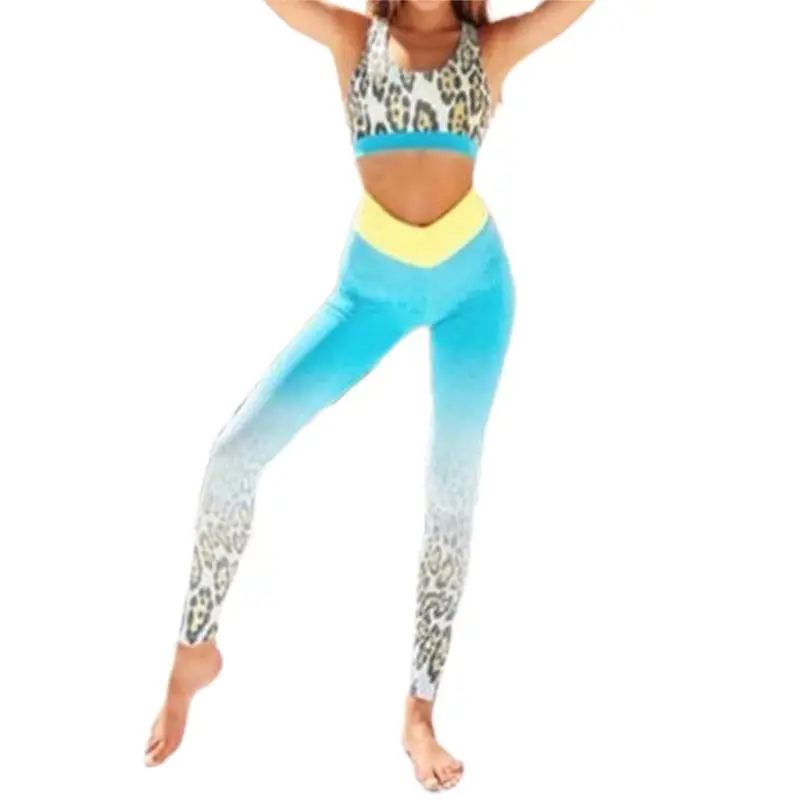 Women Leopard Vest Top + Skinny Pants 2PCS Set Running Fitness Tracksuit Sport Butt Lift Fitness Tights Spring SummerSeason
Women Leopard Vest Top + Skinny Pants 2PCS Set Running Fitness Tracksuit Sport Butt Lift Fitness Tights Spring SummerSeason