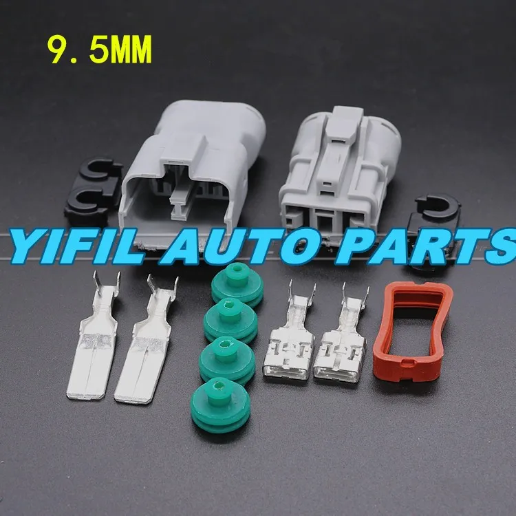 10 10pcs 2 Pin 9.5MM Gray High Current Plug Connector Car Plugs with Terminal Tram Harness Connector DJ70253A-9.5-11-21
10 10pcs 2 Pin 9.5MM Gray High Current Plug Connector Car Plugs with Terminal Tram Harness Connector DJ70253A-9.5-11-21