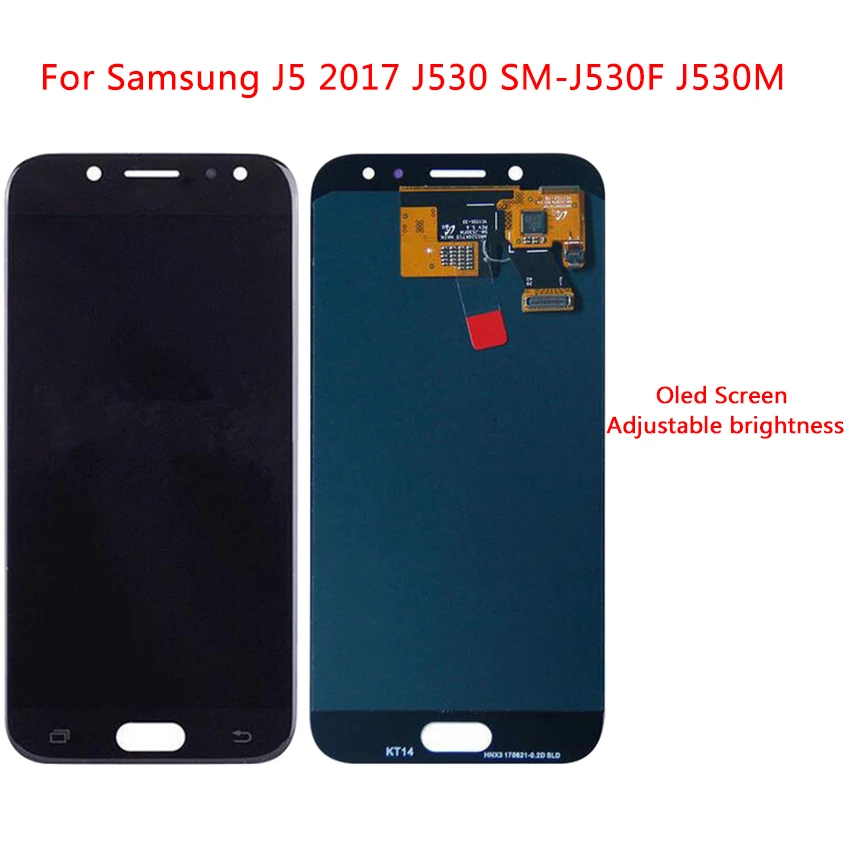 Brightness Adjustment LCD For Samsung Galaxy J5 2017 J530 J530F AMOLED LCD Display Touch Screen Digitizer Assembly Replacement
Brightness Adjustment LCD For Samsung Galaxy J5 2017 J530 J530F AMOLED LCD Display Touch Screen Digitizer Assembly Replacement