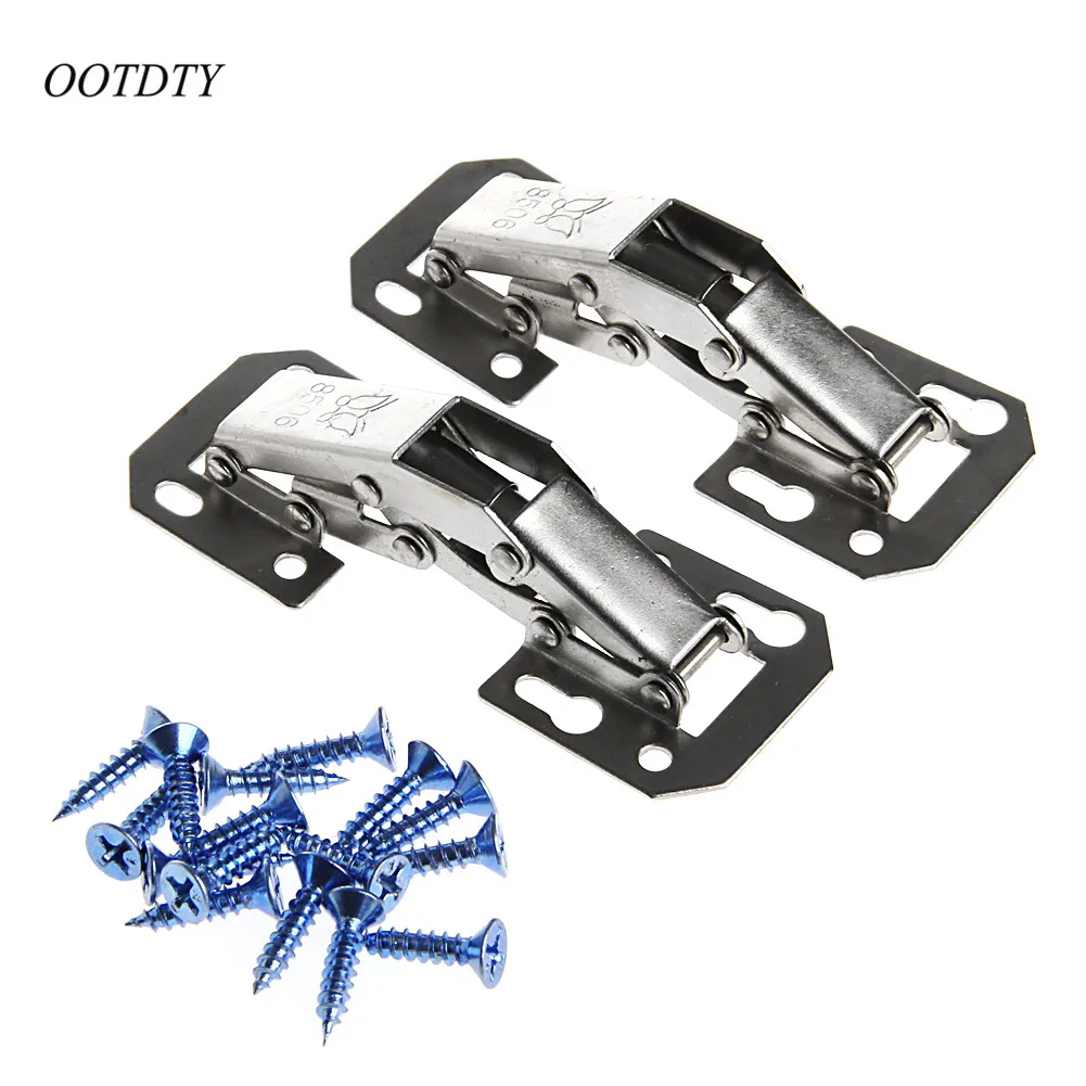 OOTDTY 90 Degree 2Pcs Easy Mount Concealed Kitchen Cabinet Cupboard Sprung Door Hinges
OOTDTY 90 Degree 2Pcs Easy Mount Concealed Kitchen Cabinet Cupboard Sprung Door Hinges