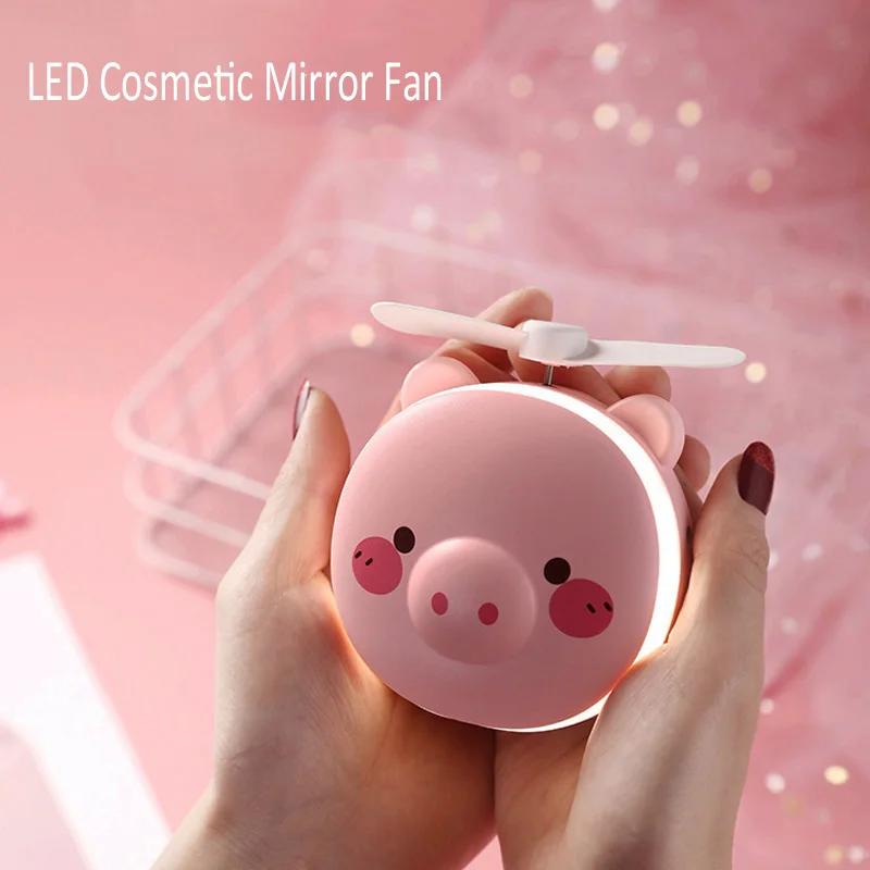 New Creative USB LED Lights Cosmetic Mirror Fan Cute Animal Makeup Mirror Beauty Tools Outdoor Travel Gifts
New Creative USB LED Lights Cosmetic Mirror Fan Cute Animal Makeup Mirror Beauty Tools Outdoor Travel Gifts