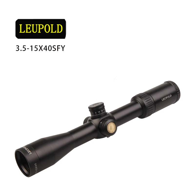 Optical Lens LEUPOLD 3.5-15X40SFY Brand Hunting Rifle Sight Mirror Point Lighting Side Wheel Monocular Collimator
Optical Lens LEUPOLD 3.5-15X40SFY Brand Hunting Rifle Sight Mirror Point Lighting Side Wheel Monocular Collimator