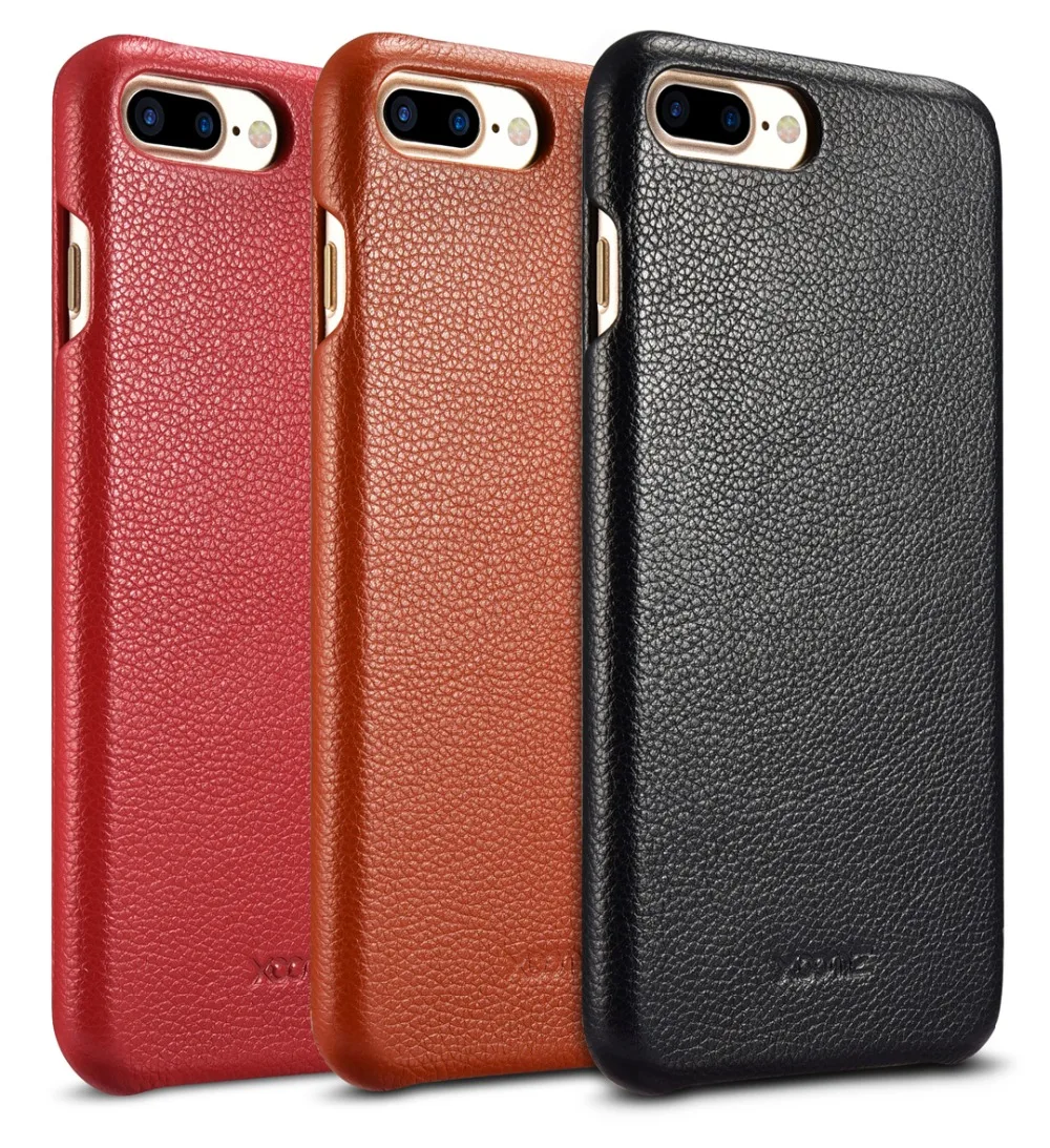New Curved Edge For iphone 7 plus Famous Brand Genuine Natural Cow skin Litchi Leather Cover phone Case for iphone7 5.5'' |