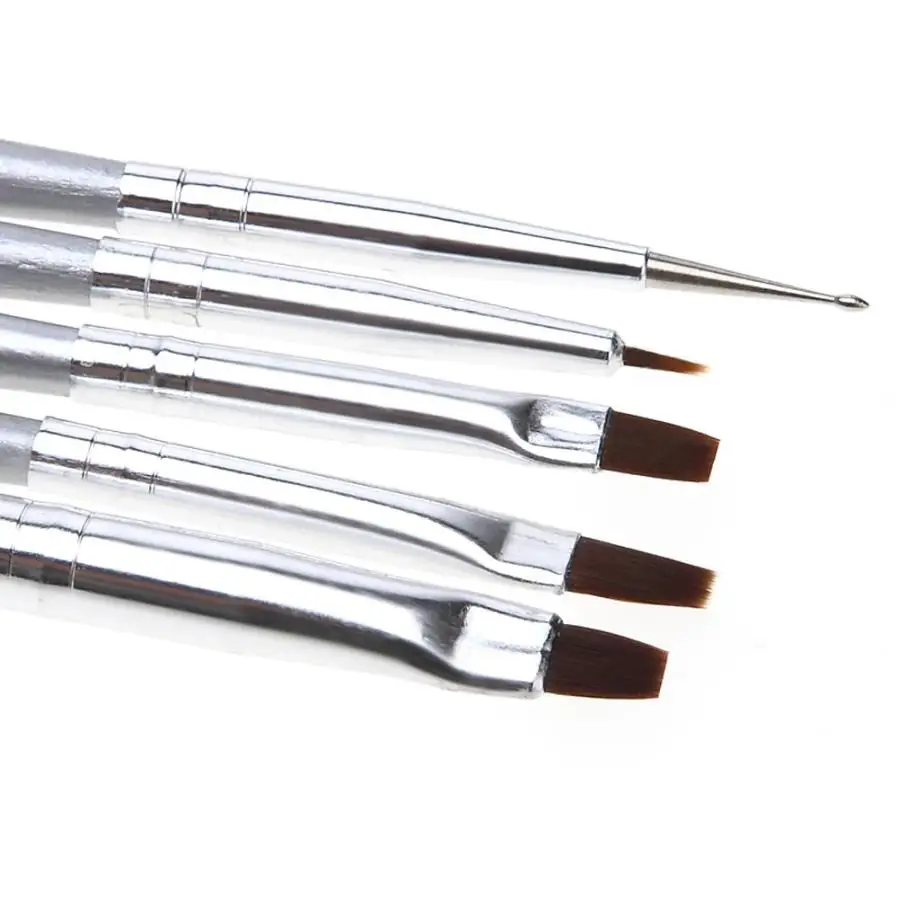 5pcs/set UV Gel Acrylic Nail Art Brush Drawing Dotting Drill Pen Builder Painting Pen Design Nail Art Tools X7075Down
5pcs/set UV Gel Acrylic Nail Art Brush Drawing Dotting Drill Pen Builder Painting Pen Design Nail Art Tools X7075Down