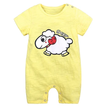 Toddler Baby Boys Girls Short Sleeved Cartoon Sheep Printed Romper Jumpsuit Summer Infant Boy Girl Casual Clothes 0-18 Month A20
Toddler Baby Boys Girls Short Sleeved Cartoon Sheep Printed Romper Jumpsuit Summer Infant Boy Girl Casual Clothes 0-18 Month A20