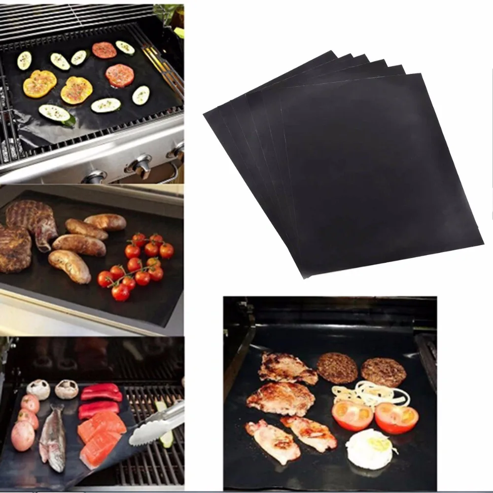 Teflon Non-stick Reusable BBQ Grill Mat Sheet Baking Mat for Barbecue Sheet Cooking Outdoor Barbeque BBQ Accessories 40X33CM
Teflon Non-stick Reusable BBQ Grill Mat Sheet Baking Mat for Barbecue Sheet Cooking Outdoor Barbeque BBQ Accessories 40X33CM