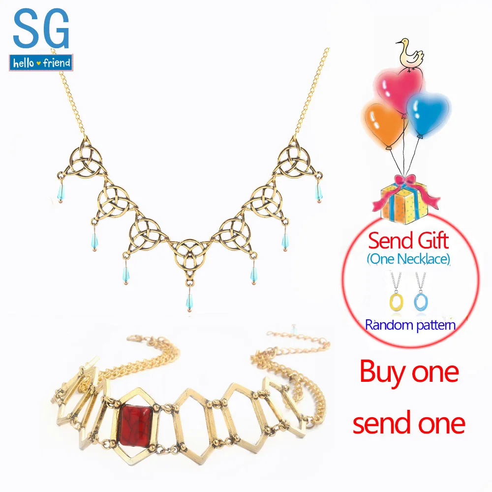 SG 2018 Newest Game Of Throne Sansa Stark Renaissance Necklaces Lady Girl Charms Pendant Choker Weddings Party Jewelry Xmas Gift
SG 2018 Newest Game Of Throne Sansa Stark Renaissance Necklaces Lady Girl Charms Pendant Choker Weddings Party Jewelry Xmas Gift