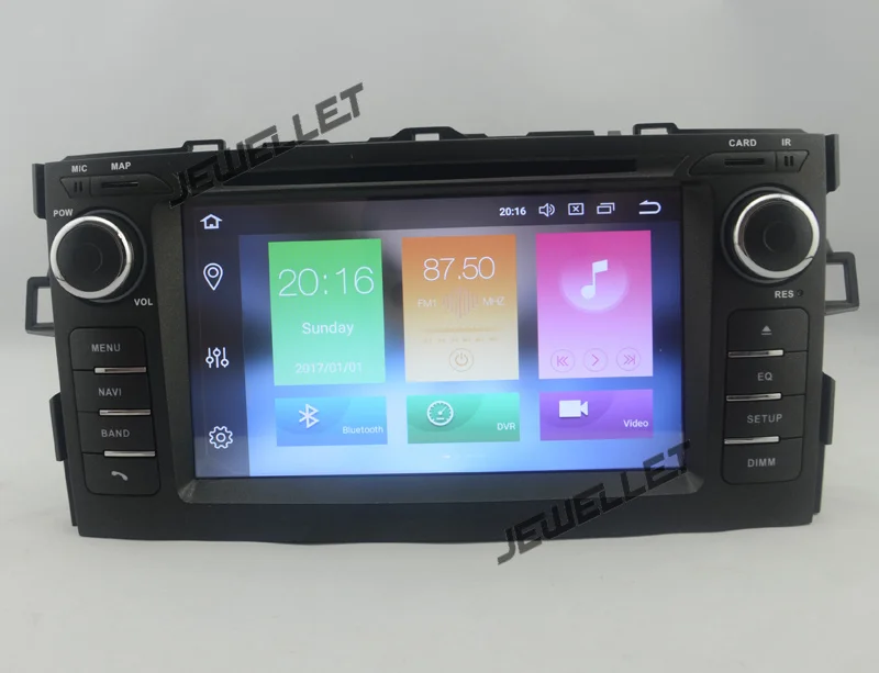 Quad core 1024*600 HD screen Android 9.0 Car DVD GPS radio Navigation for Toyota Auris, Corolla Hatchback 2007-2012
Quad core 1024*600 HD screen Android 9.0 Car DVD GPS radio Navigation for Toyota Auris, Corolla Hatchback 2007-2012