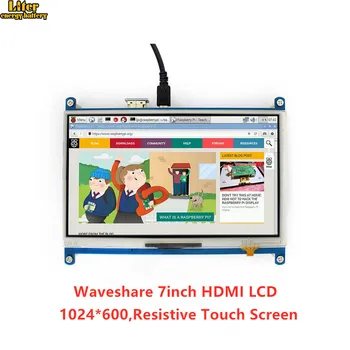 7inch HDMI LCD 1024 * 600 Resistive Touch Screen LCD Display Tablet,HDMI interface, for Raspberry Pi
7inch HDMI LCD 1024 * 600 Resistive Touch Screen LCD Display Tablet,HDMI interface, for Raspberry Pi