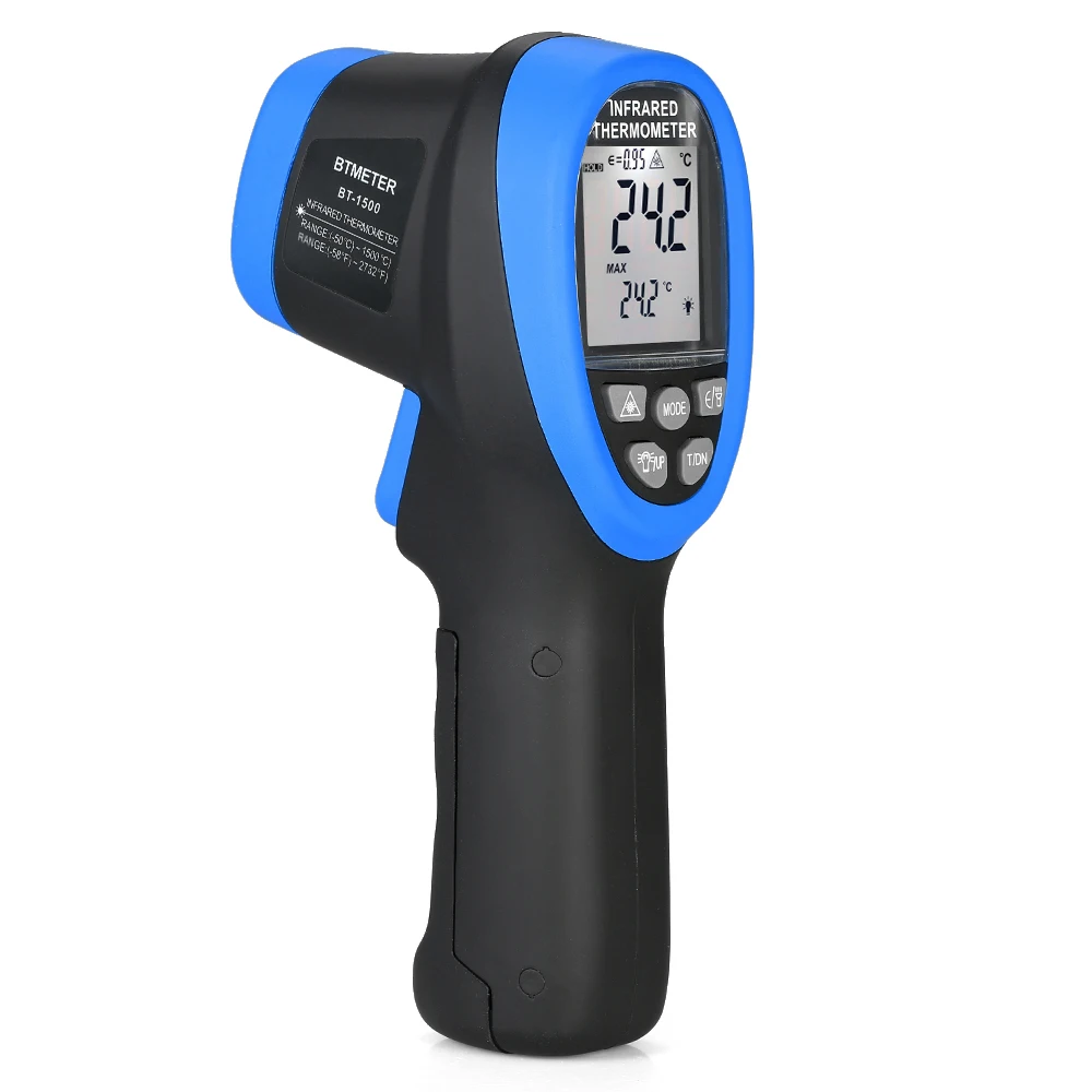 Safely Digital Thermometer Non contact Infrared Thermometer - 50 To 1500 Degrees Celsius Pyrometer Handheld Temperature Meter
Safely Digital Thermometer Non contact Infrared Thermometer - 50 To 1500 Degrees Celsius Pyrometer Handheld Temperature Meter