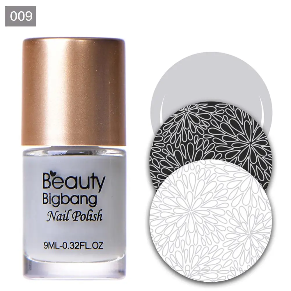 12 Colors BEAUTYBIGBANG Nail Stamping Polish 9ml 1Piece Colorful Printing Varnish Lacquer For Nail Art Stamping Plate 009 Gray
12 Colors BEAUTYBIGBANG Nail Stamping Polish 9ml 1Piece Colorful Printing Varnish Lacquer For Nail Art Stamping Plate 009 Gray