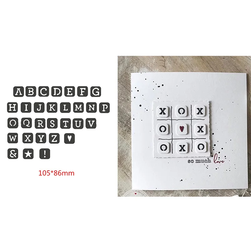 Square Alphabet Metal Cutting Dies Silver Stencil For Scrapbooking Paper Cards Handmade Crafts 2019 New Dies-Cutter Decorative
Square Alphabet Metal Cutting Dies Silver Stencil For Scrapbooking Paper Cards Handmade Crafts 2019 New Dies-Cutter Decorative