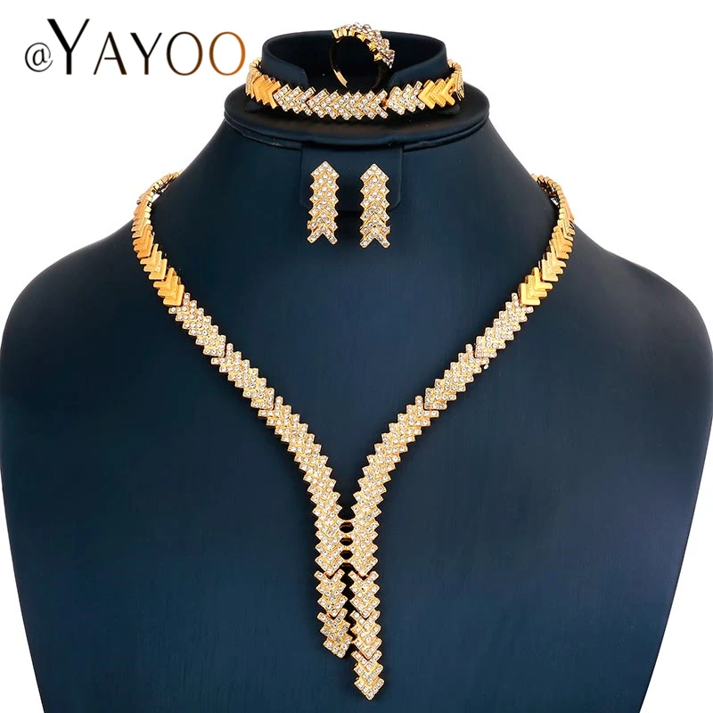 AYAYOO Jewelry Sets Elegant Bridal Wedding African Beads Jewelry Set For Women Jewelry Sets Gold Color Gift Jewelery Costume 
AYAYOO Jewelry Sets Elegant Bridal Wedding African Beads Jewelry Set For Women Jewelry Sets Gold Color Gift Jewelery Costume