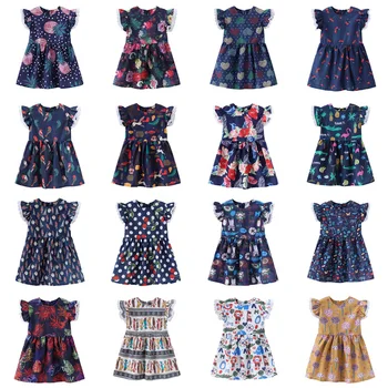 Summer Baby Girls Printed Flower Dress 2-6y Children Cute Short Sleeved Clothing Girls Party Dress Princess Costumes Casual
Summer Baby Girls Printed Flower Dress 2-6y Children Cute Short Sleeved Clothing Girls Party Dress Princess Costumes Casual