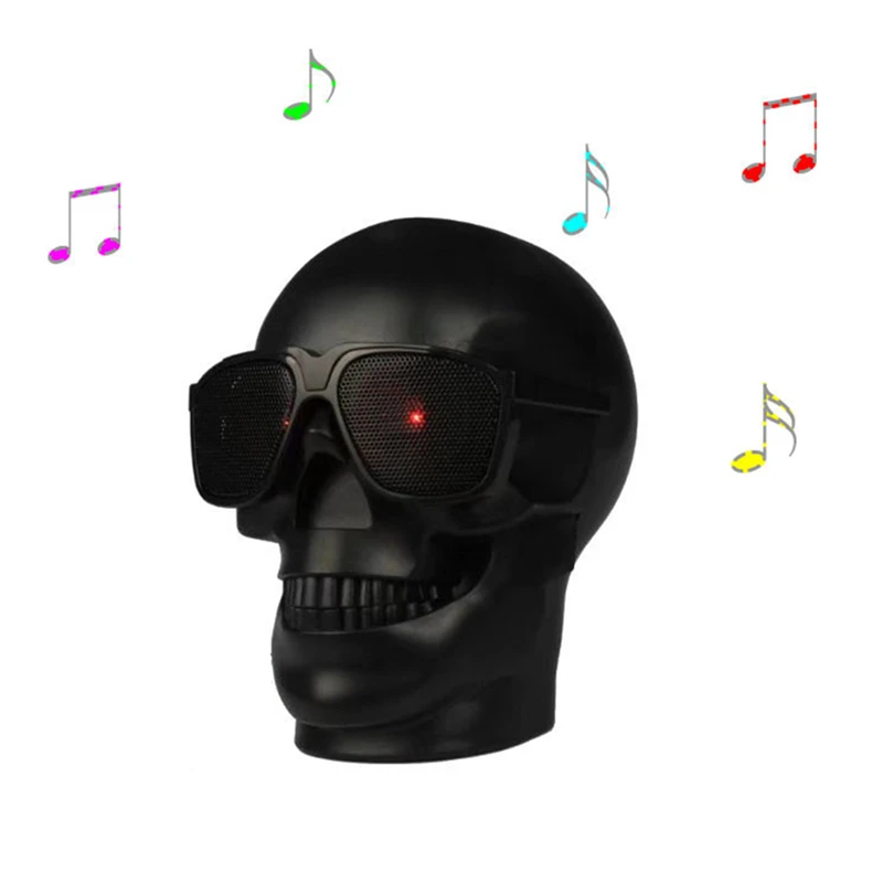 Wireless Bluetooth Speaker Mobile Subwoofer Multipurpose Speaker Sunglass Skull Shape Music Column Loud Speaker
Wireless Bluetooth Speaker Mobile Subwoofer Multipurpose Speaker Sunglass Skull Shape Music Column Loud Speaker
