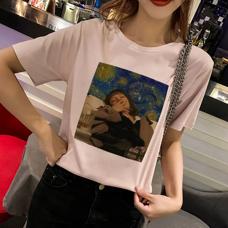 Women Clothes 2019 Summer Fashion White Tshirt Ulzzang Harajuku Pulp Fiction Funny T Shirts Women Leisure Hipster Van Gogh Tops
Women Clothes 2019 Summer Fashion White Tshirt Ulzzang Harajuku Pulp Fiction Funny T Shirts Women Leisure Hipster Van Gogh Tops