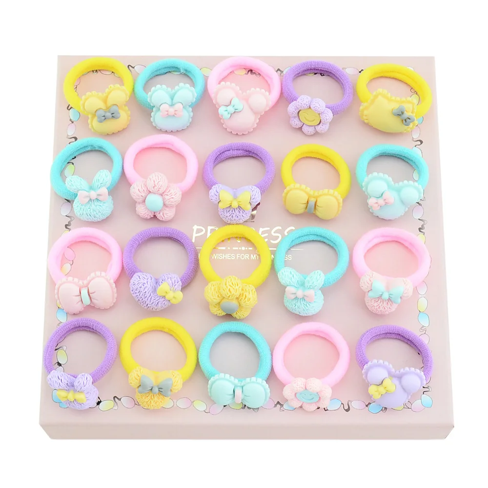 Hot 20pcs/lot 3 cm Kids Cute Micky Heart Bow Knot Flower Sunflower Rabbit With Elastic Band Girl Hair Accessories 690
Hot 20pcs/lot 3 cm Kids Cute Micky Heart Bow Knot Flower Sunflower Rabbit With Elastic Band Girl Hair Accessories 690