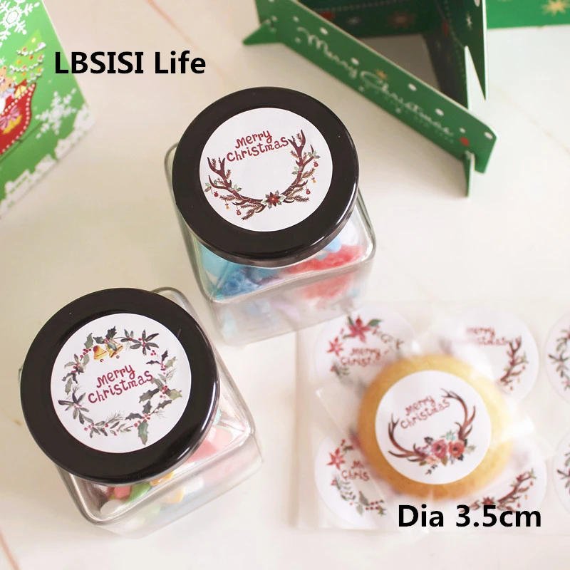 LBSISI Life 108pcs Merry Christmas Flower Round Seal Paper Stickers For Candy Cookie Packing Bag Box Home DIY Baking Decorations
LBSISI Life 108pcs Merry Christmas Flower Round Seal Paper Stickers For Candy Cookie Packing Bag Box Home DIY Baking Decorations