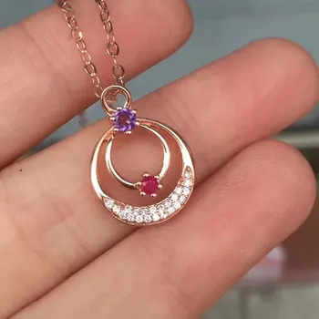 Fidelity natural ruby & crystal pendants s925 sterling silver fashion fine jewelry gift for women party natural red gemstone
Fidelity natural ruby & crystal pendants s925 sterling silver fashion fine jewelry gift for women party natural red gemstone
