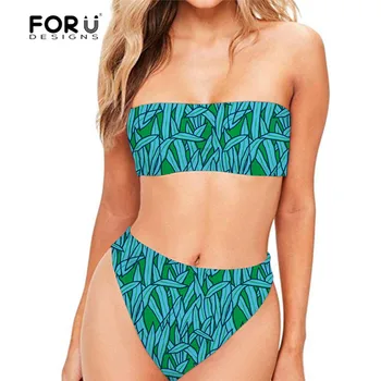 FORUDESGINS Women Swimsuit 2019 Leaf Blades Printed Swimming Swimwear Female High Waist Bikini Sexy Bathing Suit Girls Beachwear
FORUDESGINS Women Swimsuit 2019 Leaf Blades Printed Swimming Swimwear Female High Waist Bikini Sexy Bathing Suit Girls Beachwear