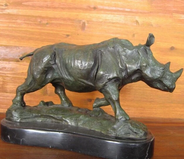 China Art Abstract Decoration Bronze Marble Base Sculpture Rhinoceros OX Statue
China Art Abstract Decoration Bronze Marble Base Sculpture Rhinoceros OX Statue