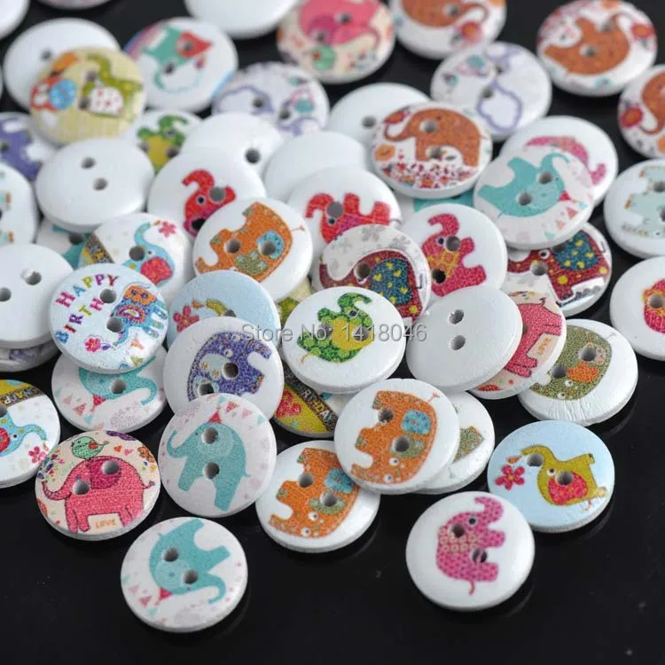 50pcs 15mm Mixed Cartoon Elephant painted Round Wooden buttons For Scrapbooking Crafts MT1243X
50pcs 15mm Mixed Cartoon Elephant painted Round Wooden buttons For Scrapbooking Crafts MT1243X