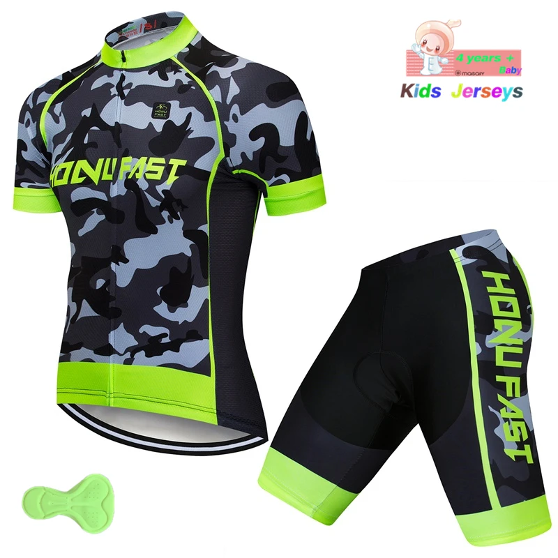 Kids Cycling Jersey Sets 2019 Boys MTB Short Sleeve Jerseys + Kid's Bike Shorts Outdoor Road Cycling Clothing Camouflage Kits
Kids Cycling Jersey Sets 2019 Boys MTB Short Sleeve Jerseys + Kid's Bike Shorts Outdoor Road Cycling Clothing Camouflage Kits