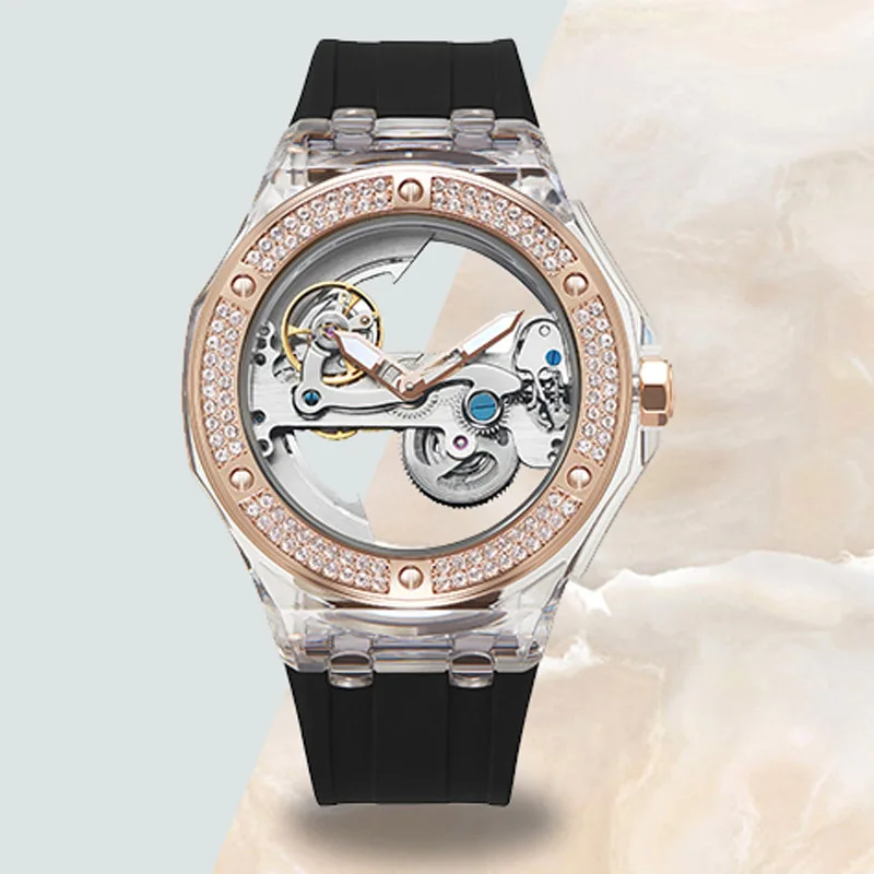 New Hollow Male Watch Automatic Mechanical Watches Men's Sports Watch Man Waterproof Table Top Brand Luxury Clock Silicone Belt
New Hollow Male Watch Automatic Mechanical Watches Men's Sports Watch Man Waterproof Table Top Brand Luxury Clock Silicone Belt