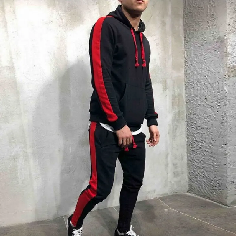 SHUJIN Autumn Men Two Pieces Set Patchwork Men's Sportswear Tracksuit Casual Hoodie Suits Drawstring chandal hombre
SHUJIN Autumn Men Two Pieces Set Patchwork Men's Sportswear Tracksuit Casual Hoodie Suits Drawstring chandal hombre
