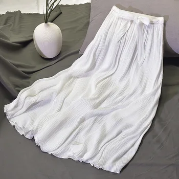 2019 Vintage Summer Women High Waist Long Skirts Saia Bowtie Belt Cotton And Linen Women Boho Midi Skirt Faldas Jupe Femme
2019 Vintage Summer Women High Waist Long Skirts Saia Bowtie Belt Cotton And Linen Women Boho Midi Skirt Faldas Jupe Femme