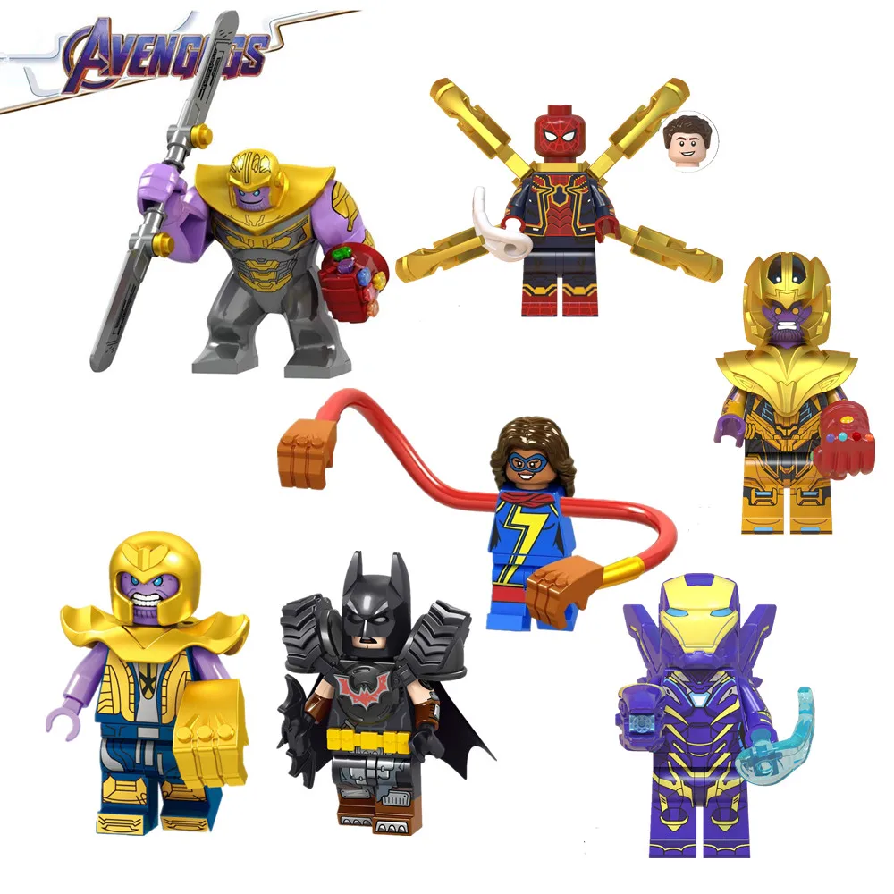 2019 Marvel Avengers Endgame Iron Man Thanos Ant-Man Thor Hulk Figures Building Blocks Bricks Kids Toys Compatible With Lego
2019 Marvel Avengers Endgame Iron Man Thanos Ant-Man Thor Hulk Figures Building Blocks Bricks Kids Toys Compatible With Lego