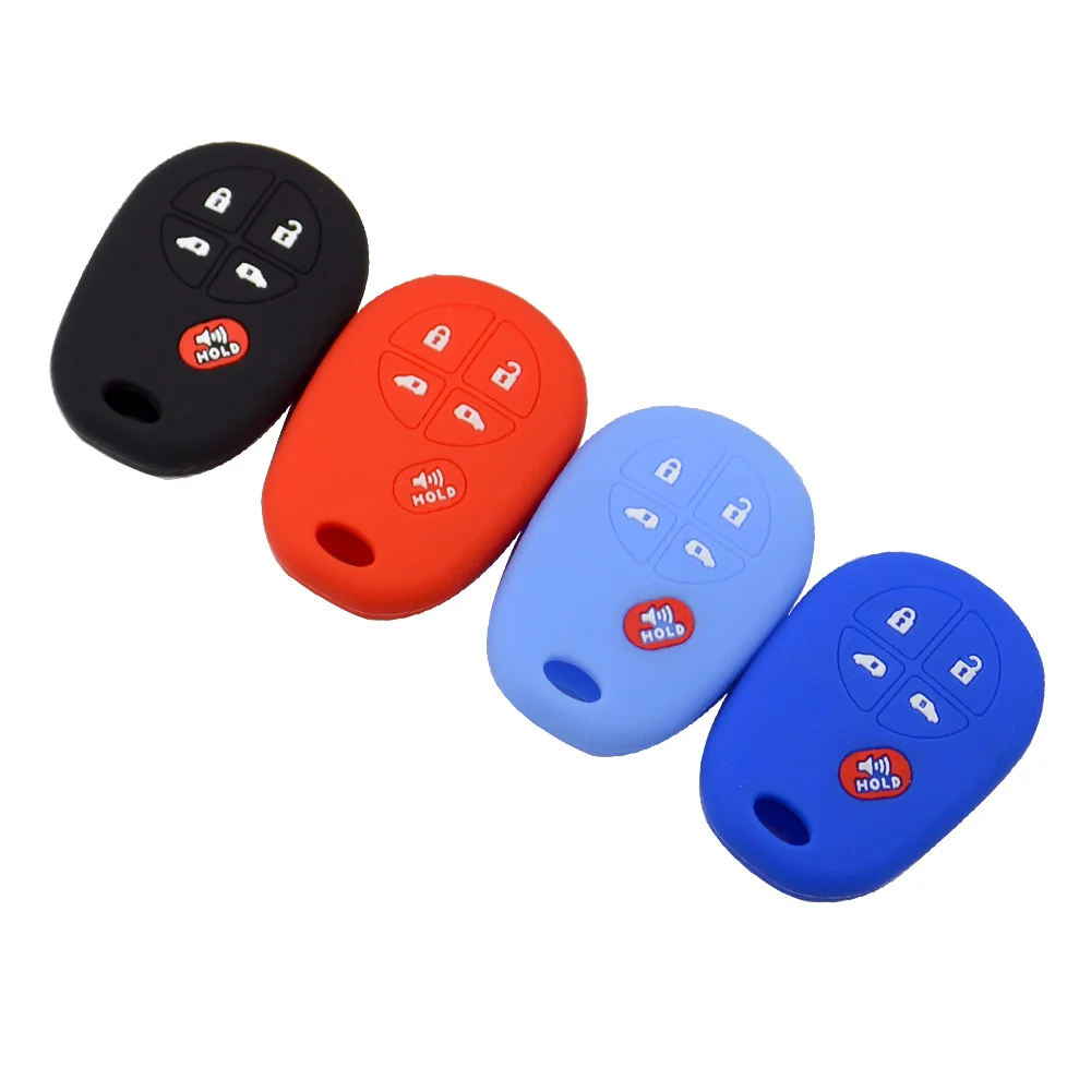 Colorful Silicone 5 Buttons Soft Rubber Remote Car Key Cover Case For Toyota Sienna Sequoia Fortuner Tundra Tacoma Protector
Colorful Silicone 5 Buttons Soft Rubber Remote Car Key Cover Case For Toyota Sienna Sequoia Fortuner Tundra Tacoma Protector