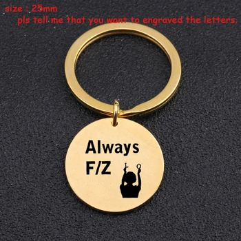 Fashion Round Keychain Engraved Always / Forever Personalized Letters For Lovers Couple Gift Key Ring Holder Exclusive Tag
Fashion Round Keychain Engraved Always / Forever Personalized Letters For Lovers Couple Gift Key Ring Holder Exclusive Tag