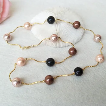 5 Strands multicolor natural shell pearl beads necklace DIY jewelry for women gift making chian beaded rope choker NK113
5 Strands multicolor natural shell pearl beads necklace DIY jewelry for women gift making chian beaded rope choker NK113
