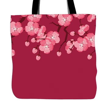 Cherry Blossoms Printed Tote Bag For Shopping Food Convenience Women Shoulder Canvas Hand Bags Blush Two Sided Printing
Cherry Blossoms Printed Tote Bag For Shopping Food Convenience Women Shoulder Canvas Hand Bags Blush Two Sided Printing