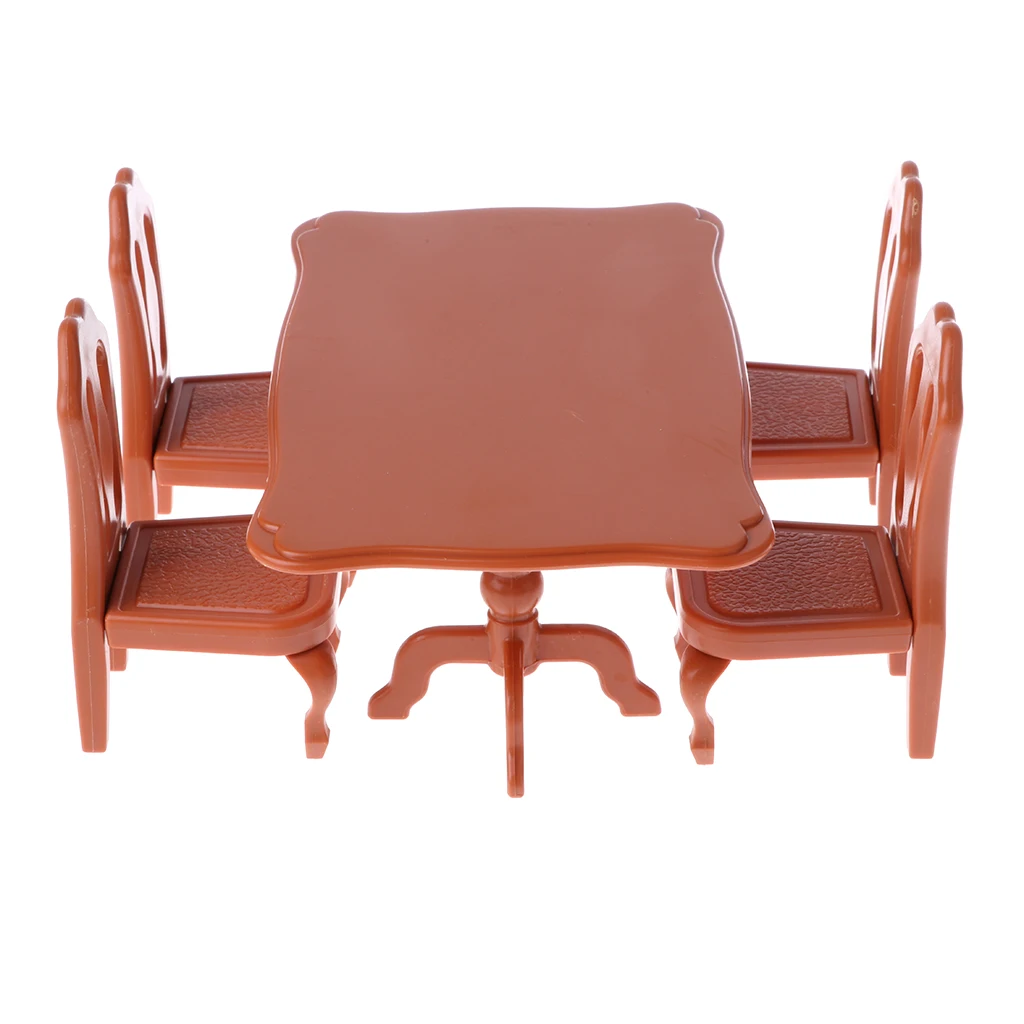 1/12 Dollhouse Plastic Dining Table Chairs Set Kitchen Furniture Dolls House Decoration
1/12 Dollhouse Plastic Dining Table Chairs Set Kitchen Furniture Dolls House Decoration