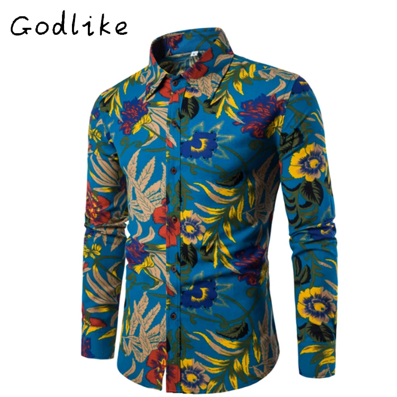 GODLIKE Men's fashion leisure long-sleeve shirt, foreign trade new multi-color large size national wind linen long-sleeve shirt
GODLIKE Men's fashion leisure long-sleeve shirt, foreign trade new multi-color large size national wind linen long-sleeve shirt