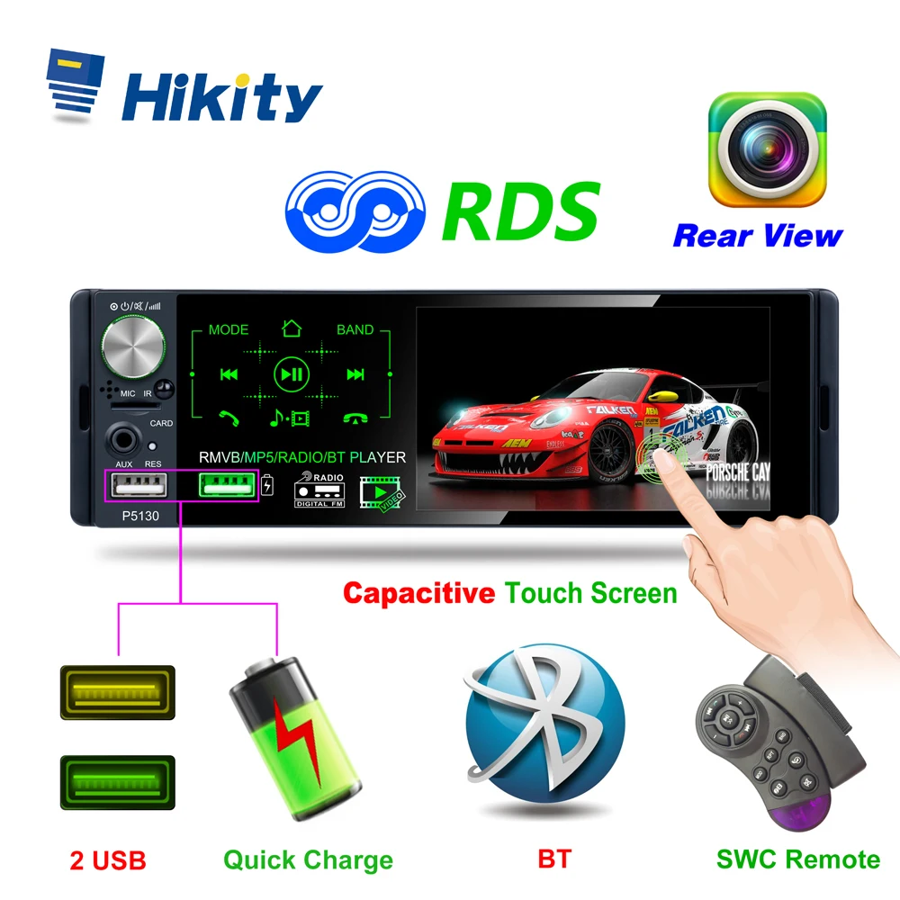 LeeKooLuu 4.1" Touch Screen Car Radio 1 Din Autoradio Stereo Audio MP5 Video Player USB MP3 Bluetooth Car Multimedia Player
LeeKooLuu 4.1" Touch Screen Car Radio 1 Din Autoradio Stereo Audio MP5 Video Player USB MP3 Bluetooth Car Multimedia Player
