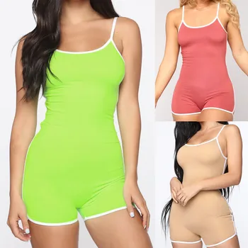 Women Body Mujer Mono Mujer Largo Elegante Combishort Sexy JumpsuitSummer Sexy Slim Fit Solid Sleeveless Straps Playsuit Z4
Women Body Mujer Mono Mujer Largo Elegante Combishort Sexy JumpsuitSummer Sexy Slim Fit Solid Sleeveless Straps Playsuit Z4