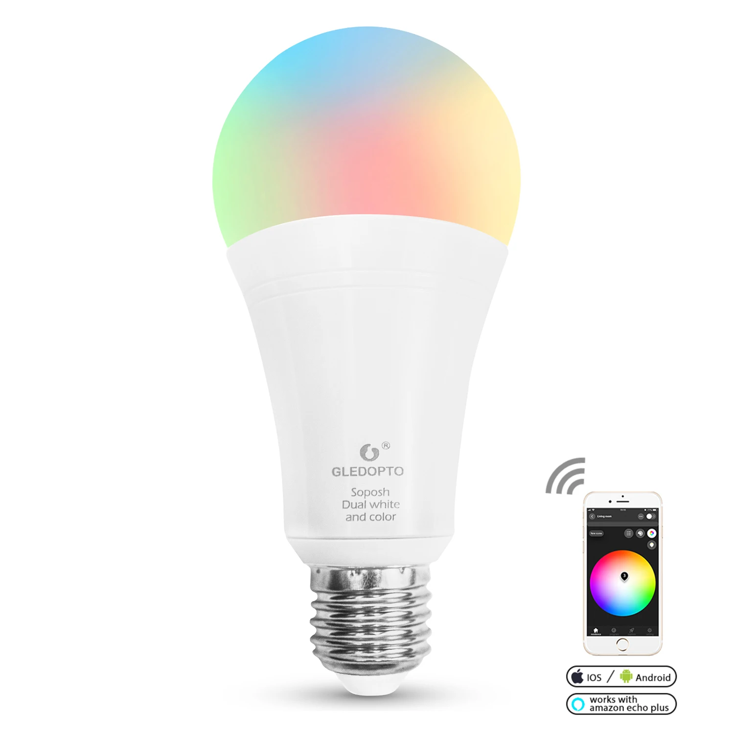 GLEDOPTO LED ZIGBEE 12W RGB+CCT LED bulb AC100-240V RGBCCT dual white Smart LED bulb dimmable lamp work with alexa many gateways
GLEDOPTO LED ZIGBEE 12W RGB+CCT LED bulb AC100-240V RGBCCT dual white Smart LED bulb dimmable lamp work with alexa many gateways