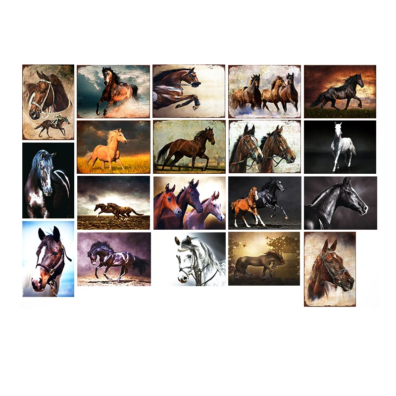 Carteles De Metal Vintage Running Horse Metal Wall Art for Living Room, Study Size:20*30CM
Carteles De Metal Vintage Running Horse Metal Wall Art for Living Room, Study Size:20*30CM