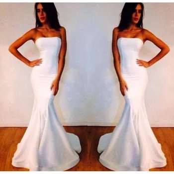 Wedding dress New Simple Design Strapless Long White Mermaid Ladies Formal Gowns Custom Size 2 4 6 8 10 12 14 16 18+ E155
Wedding dress New Simple Design Strapless Long White Mermaid Ladies Formal Gowns Custom Size 2 4 6 8 10 12 14 16 18+ E155