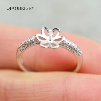 QIAOBEIGE simple ring fittings for natural pearl cloudy amber jewelry accessory diy 925 silver Inlaid Cubic Zirconia women
QIAOBEIGE simple ring fittings for natural pearl cloudy amber jewelry accessory diy 925 silver Inlaid Cubic Zirconia women