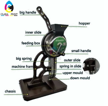 Claraprint High Quality Semi-automatic Press Machine Banner Buckle Making Machine Flag Eyelet Making Ring
Claraprint High Quality Semi-automatic Press Machine Banner Buckle Making Machine Flag Eyelet Making Ring