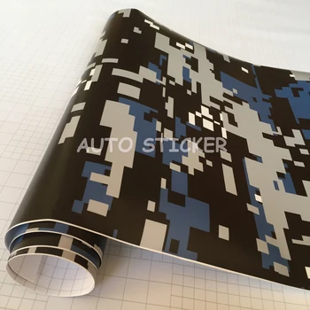 10/20/30/40/50X152CM Black Blue Digital Camouflage Vinyl Film Car Wrap Foil Adhesive Pixel Motorcycle Car Camo Wrapping Decal
10/20/30/40/50X152CM Black Blue Digital Camouflage Vinyl Film Car Wrap Foil Adhesive Pixel Motorcycle Car Camo Wrapping Decal