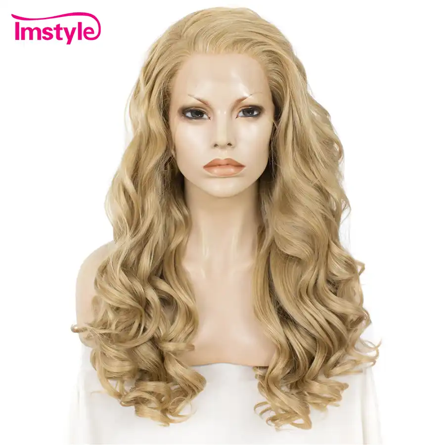 blonde wavy wig