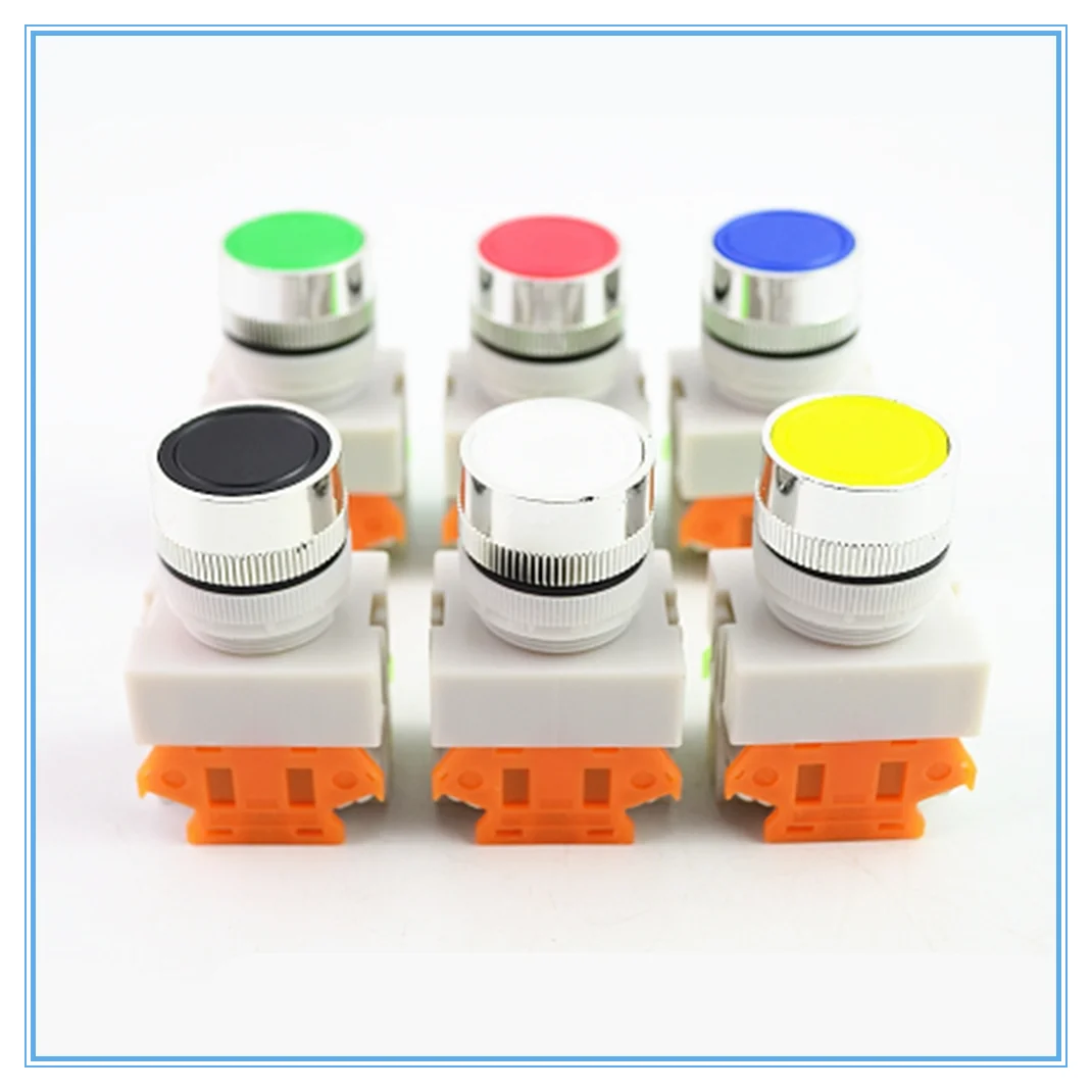 1pcs 22mm Red Green Blue Yellow White Black 1NO 1NC Momentary Push button switches LAY37 Y090
1pcs 22mm Red Green Blue Yellow White Black 1NO 1NC Momentary Push button switches LAY37 Y090