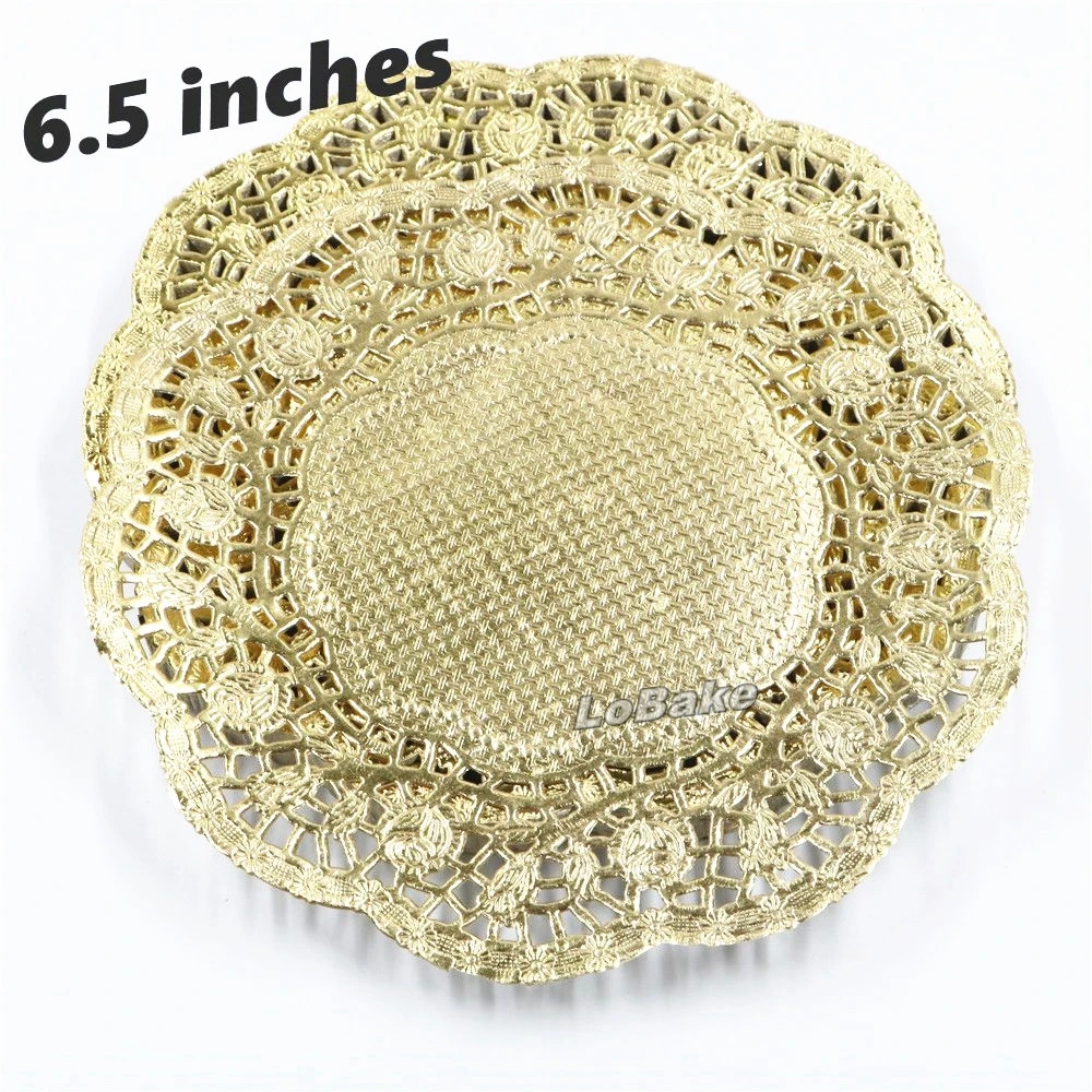 (100 pieces/pack) Top quality 6.5 inches golden colored round paper lace doilies placemats for cozinha cake decorating tools
(100 pieces/pack) Top quality 6.5 inches golden colored round paper lace doilies placemats for cozinha cake decorating tools