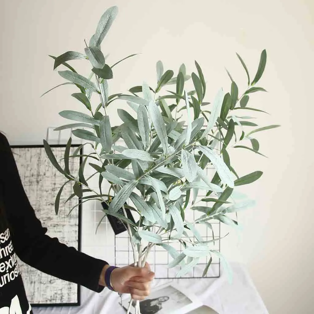 Artificial Olive Leaves Fake Green Plant Branches Party Home Vase Decor Foliage Wedding Bouquets Plant#10
Artificial Olive Leaves Fake Green Plant Branches Party Home Vase Decor Foliage Wedding Bouquets Plant#10